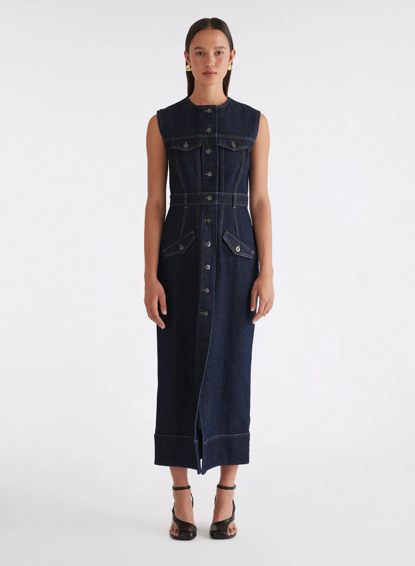 Anna Quan Paige Dress (Indigo)