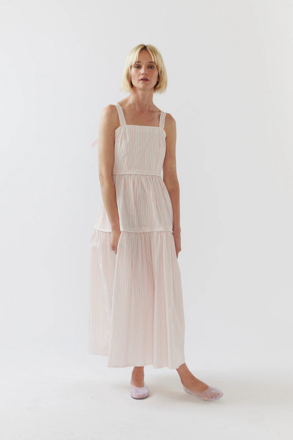 Foemina Annie Dress | Pink Lemonade Stripe