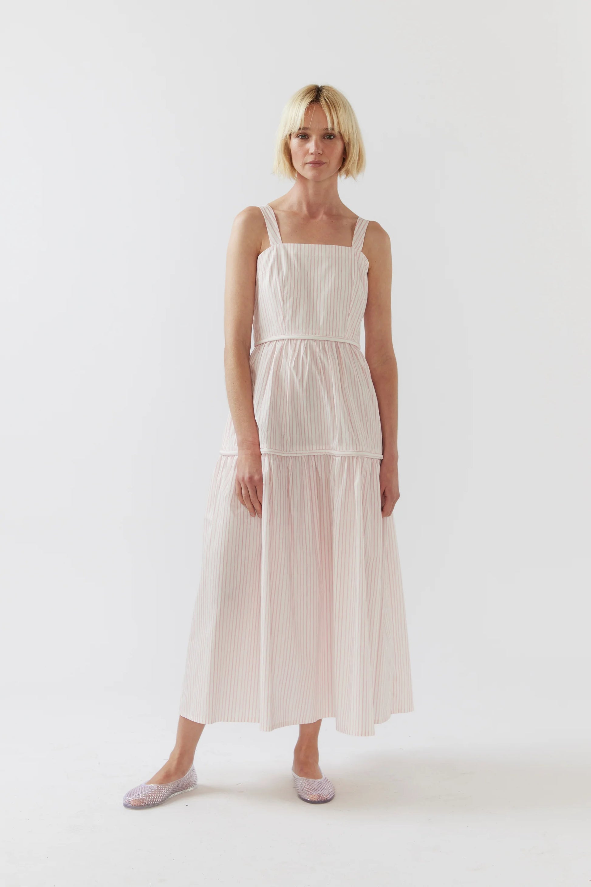 Foemina Annie Dress - Pink Lemonade Stripe