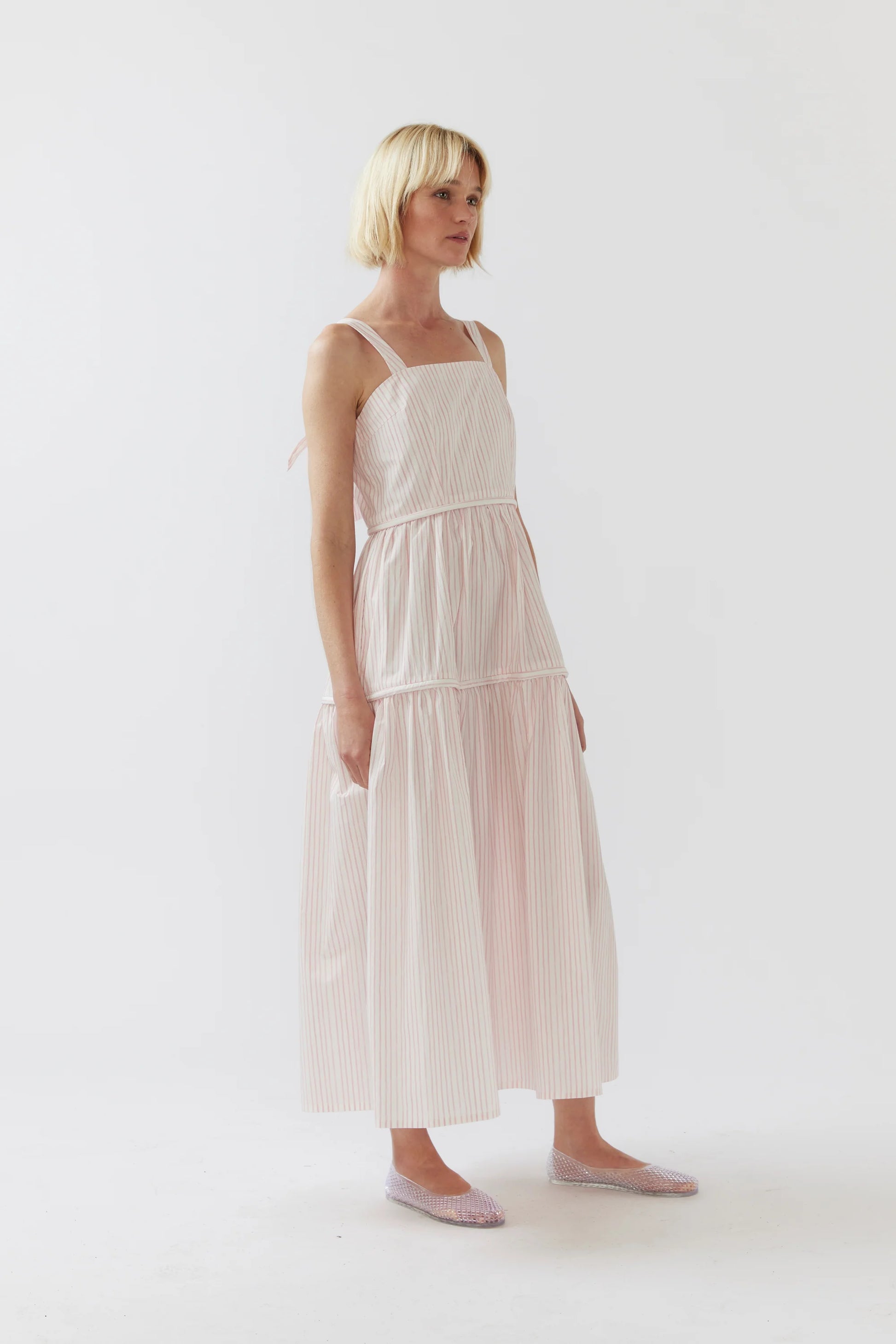 Foemina Annie Dress - Pink Lemonade Stripe