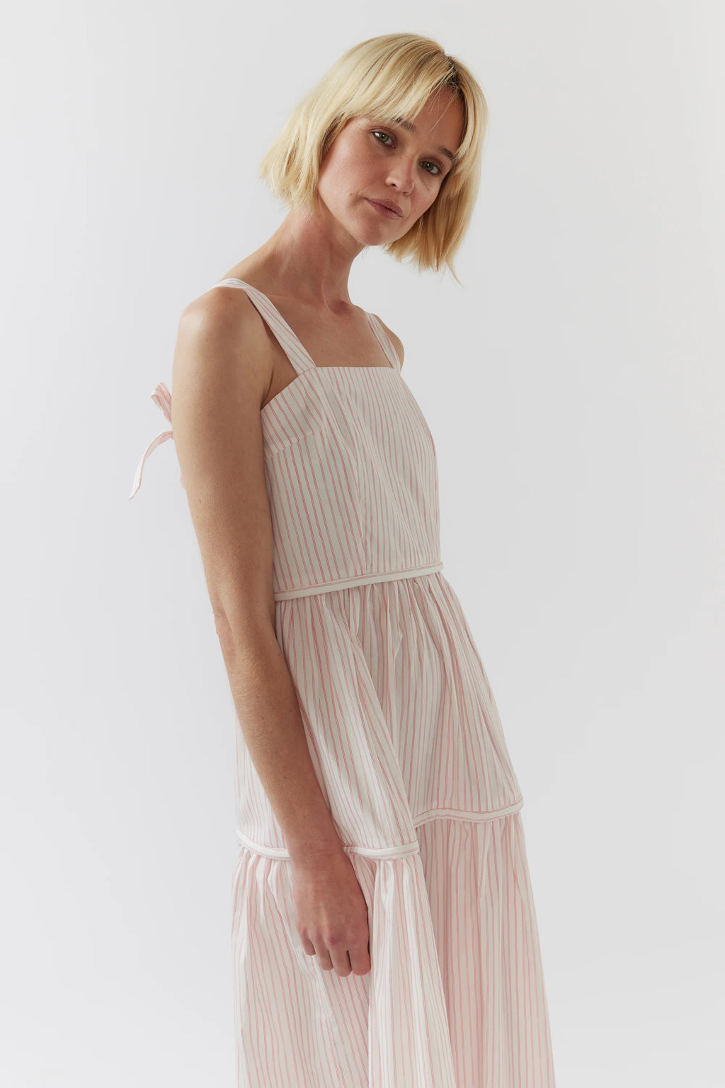 Foemina Annie Dress - Pink Lemonade Stripe