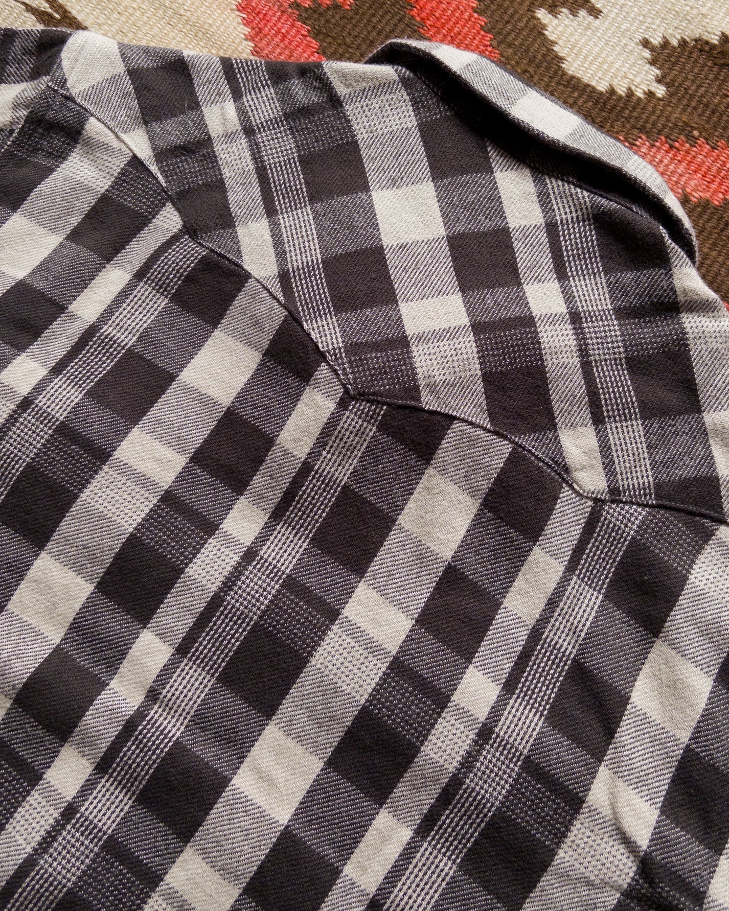 Wythe Washed Flannel Pearlsnap Shirt - Night Pitch
