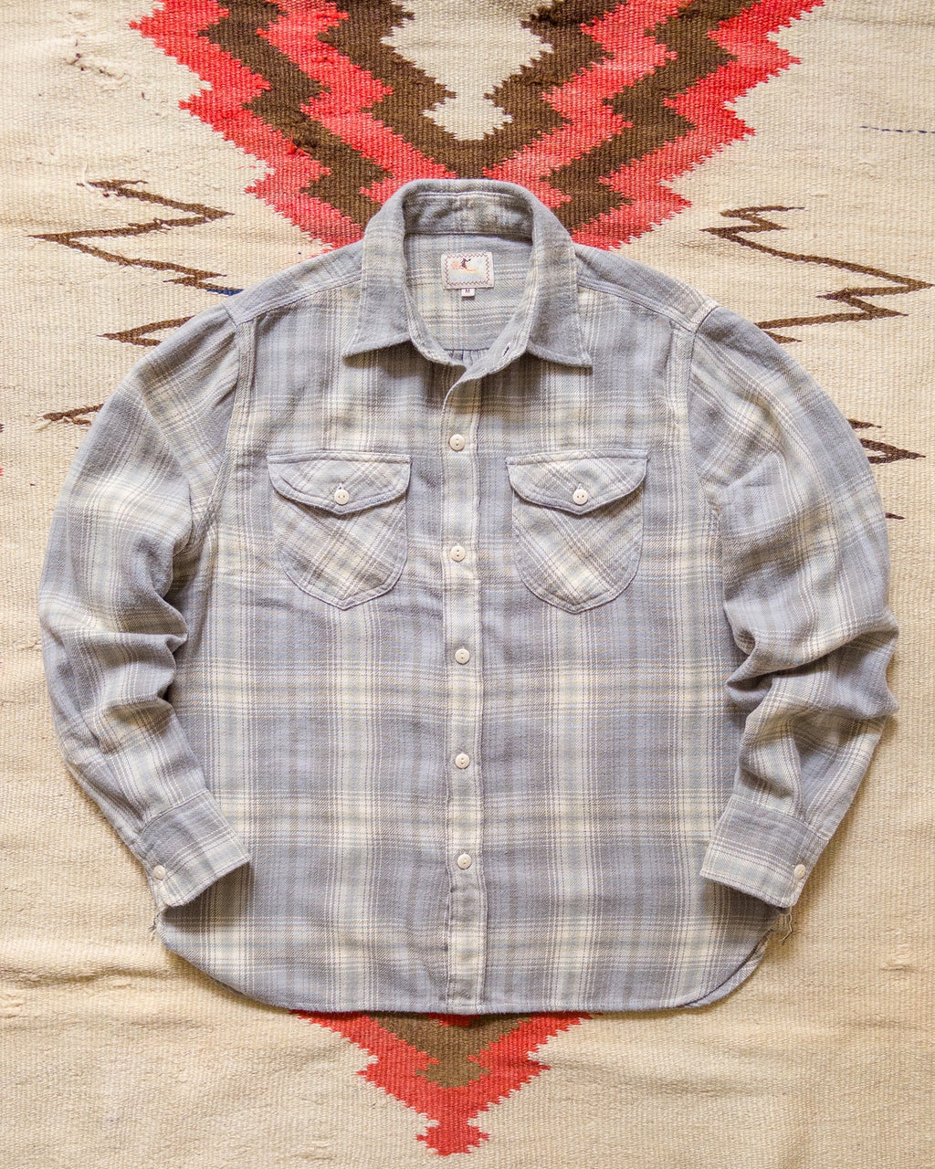 Wythe Washed Flannel Workshirt - Late Frost