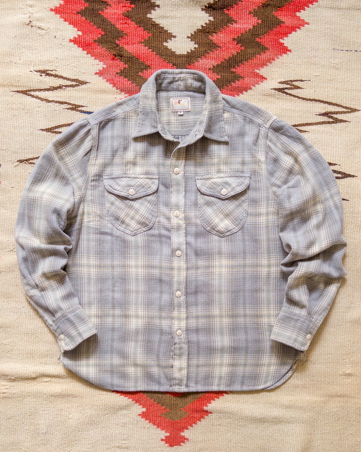 Wythe Washed Flannel Workshirt - Late Frost