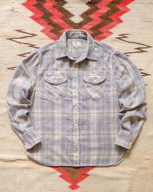 Wythe Washed Flannel Workshirt - Late Frost