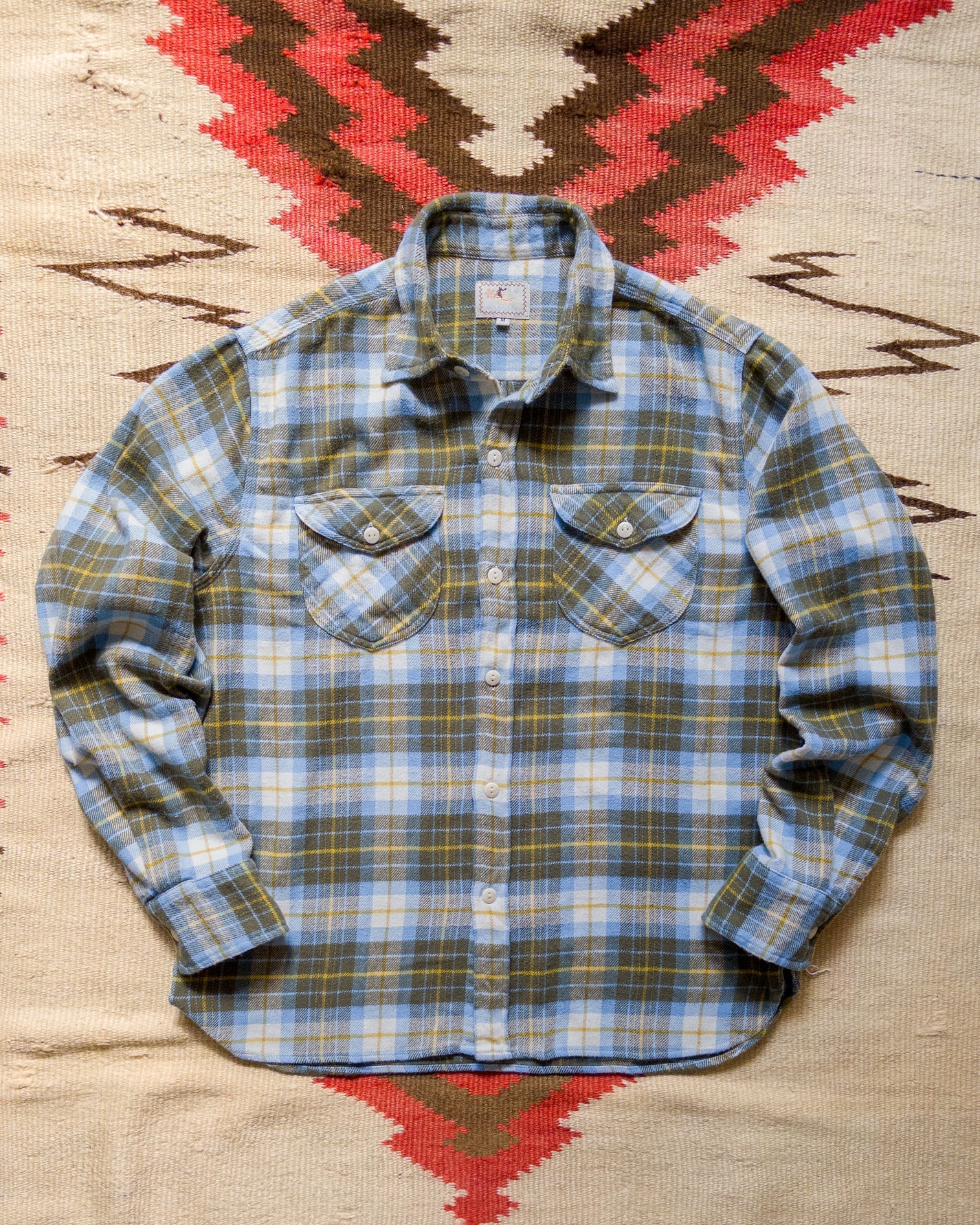 Wythe Washed Flannel Workshirt - Gold Ravine