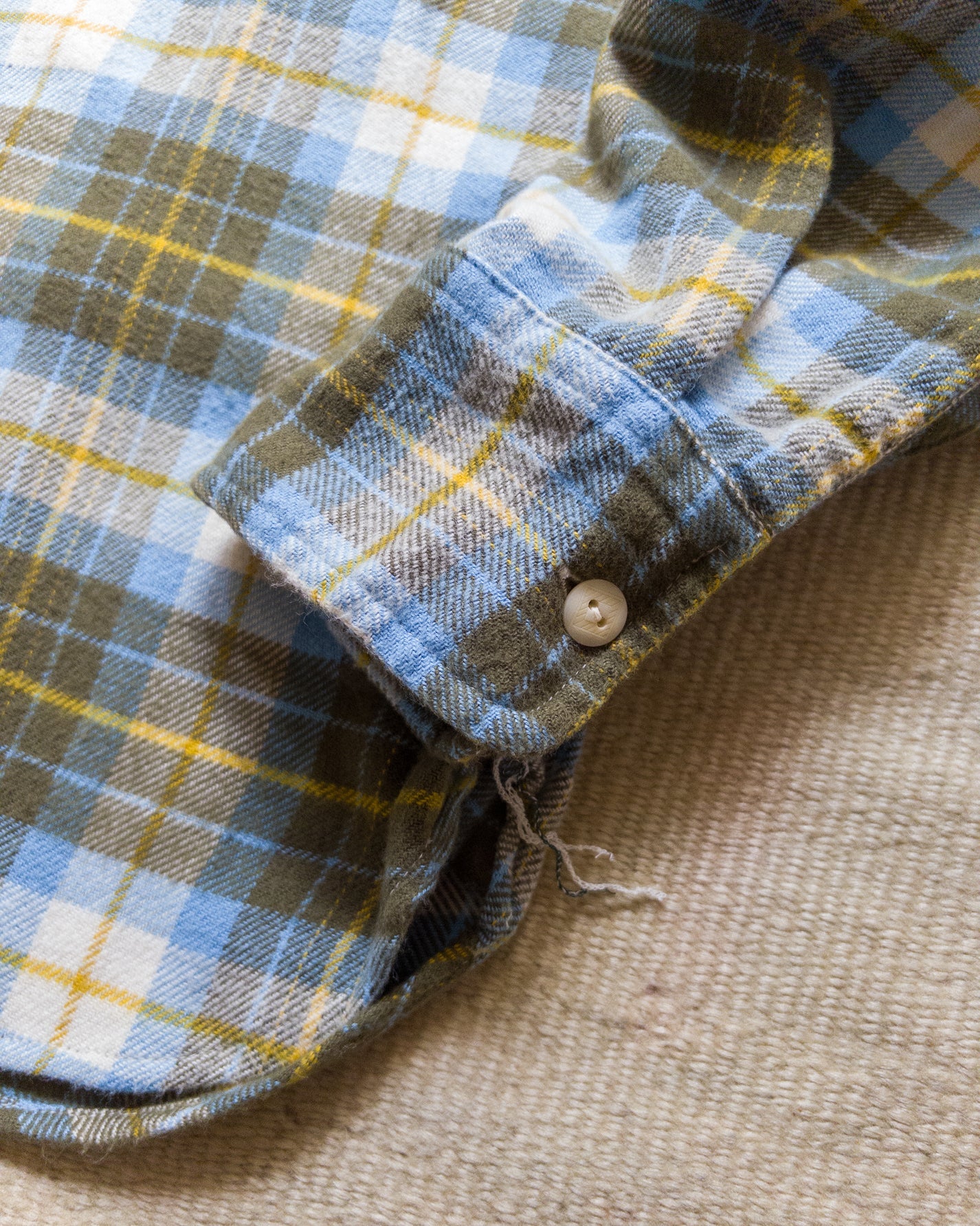Wythe Washed Flannel Workshirt - Gold Ravine