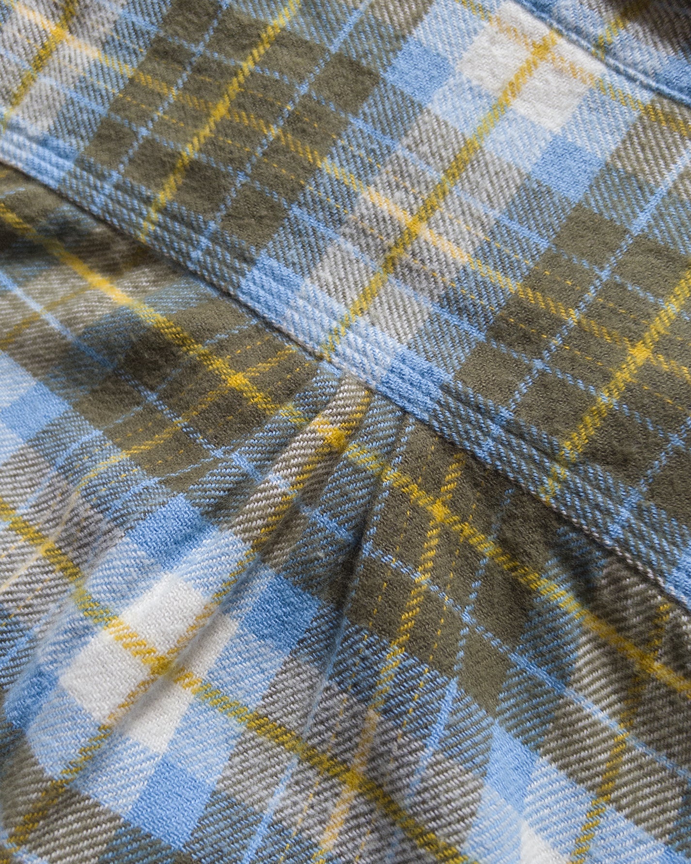 Wythe Washed Flannel Workshirt - Gold Ravine