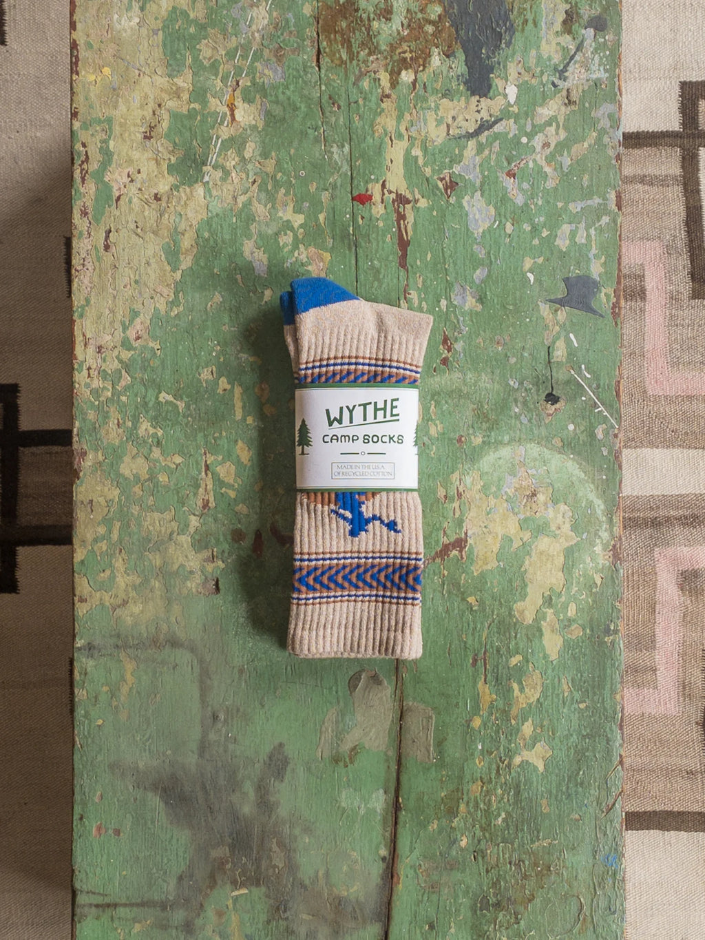 Wythe Bucking Bronc Recycled Cotton Camp Socks