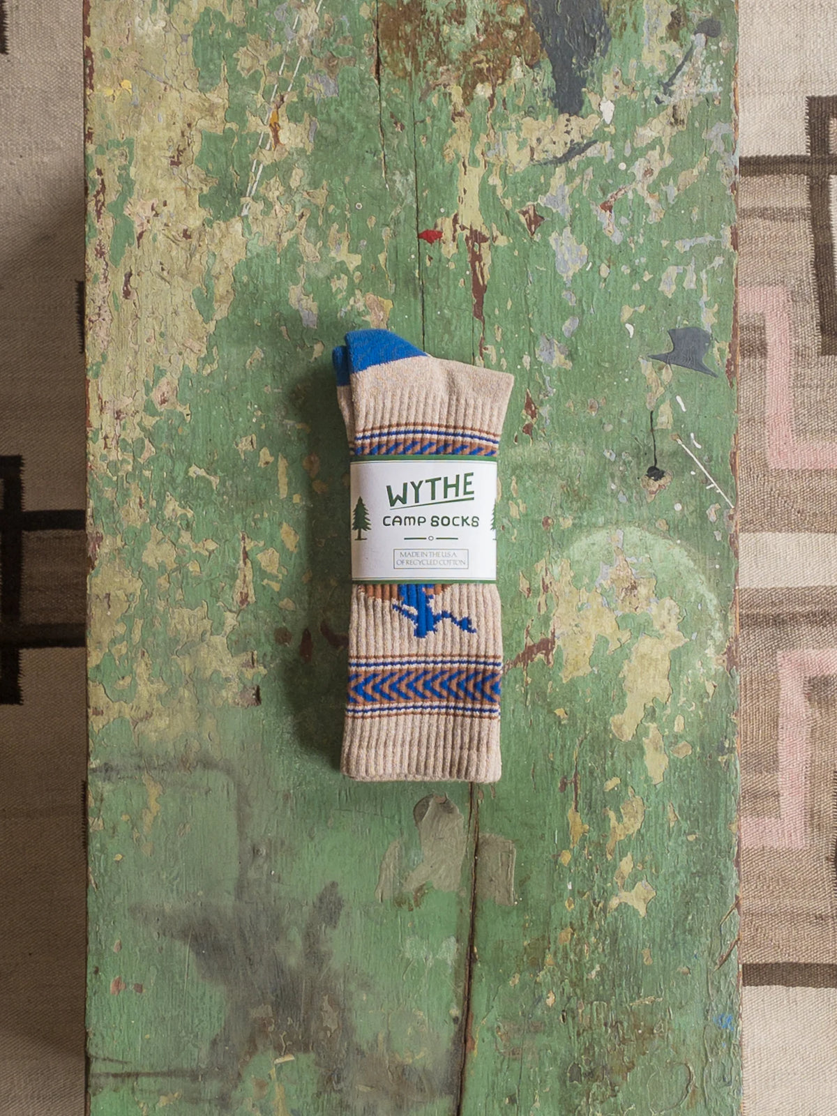 Wythe Bucking Bronc Recycled Cotton Camp Socks