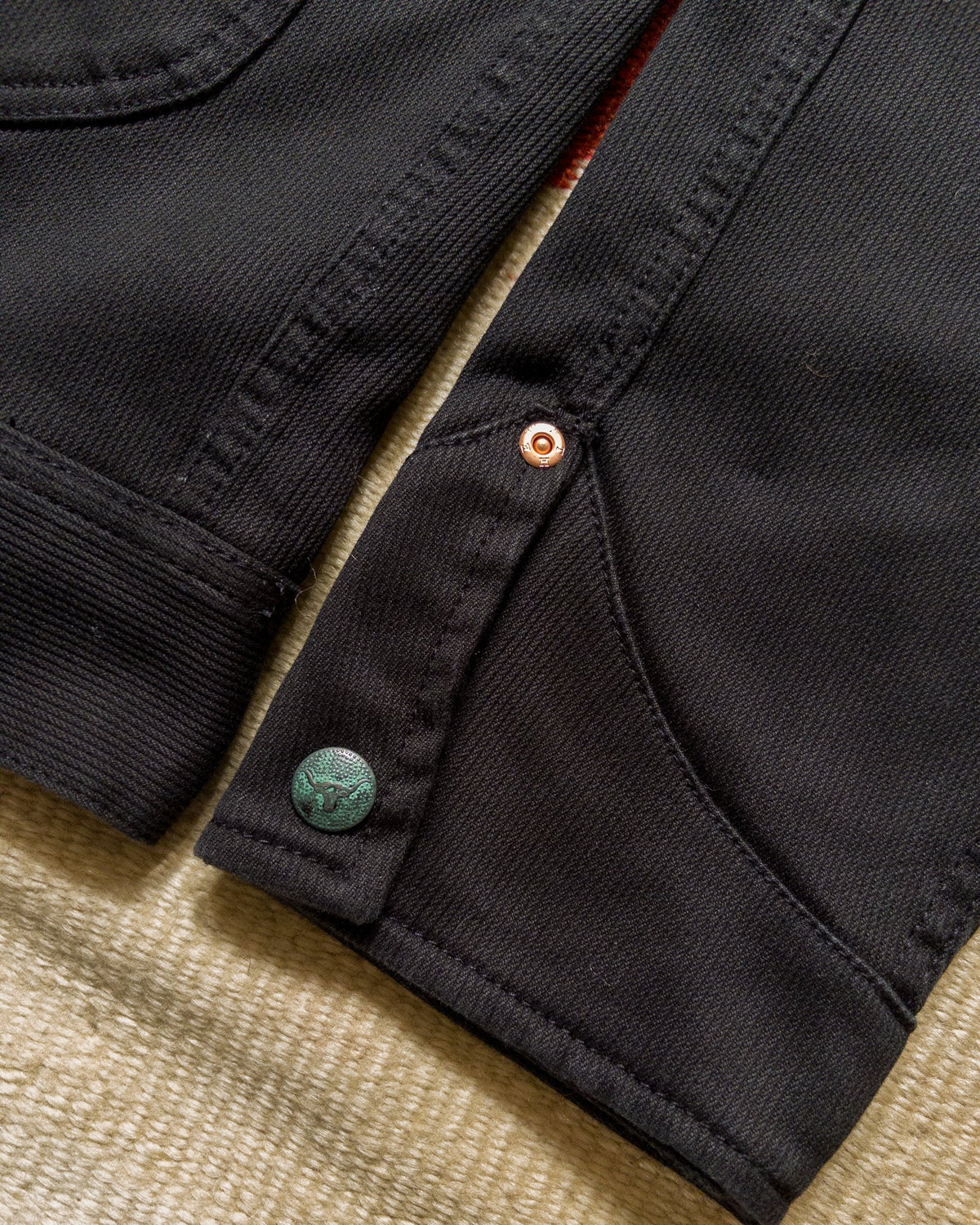Wythe Bedford Cord Ranch Jacket - Black