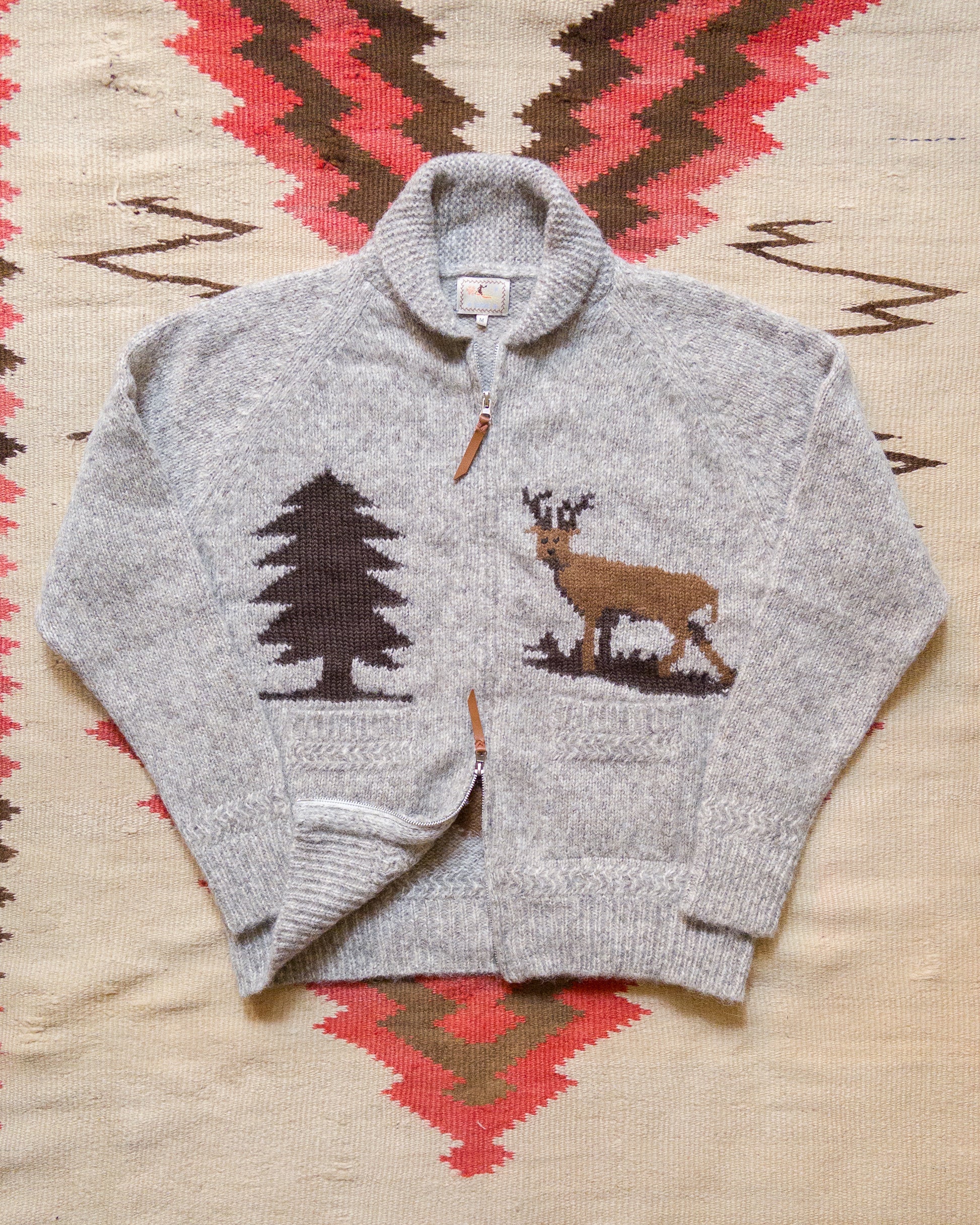 Wythe Alpaca Cotton Cardigan  - Stag