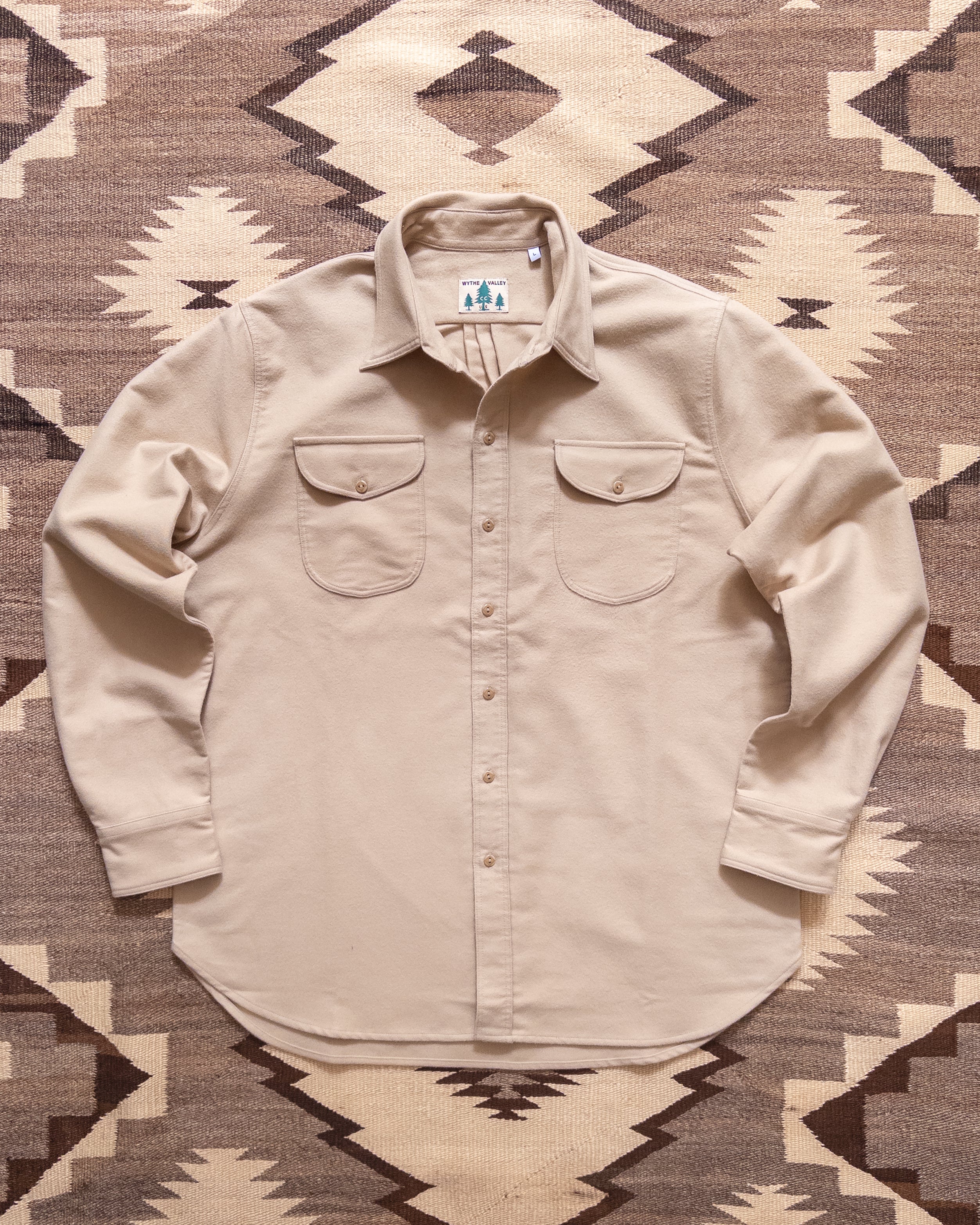 Wythe Moleskin Officer's Shirt - Palomino – Quattro Tizi