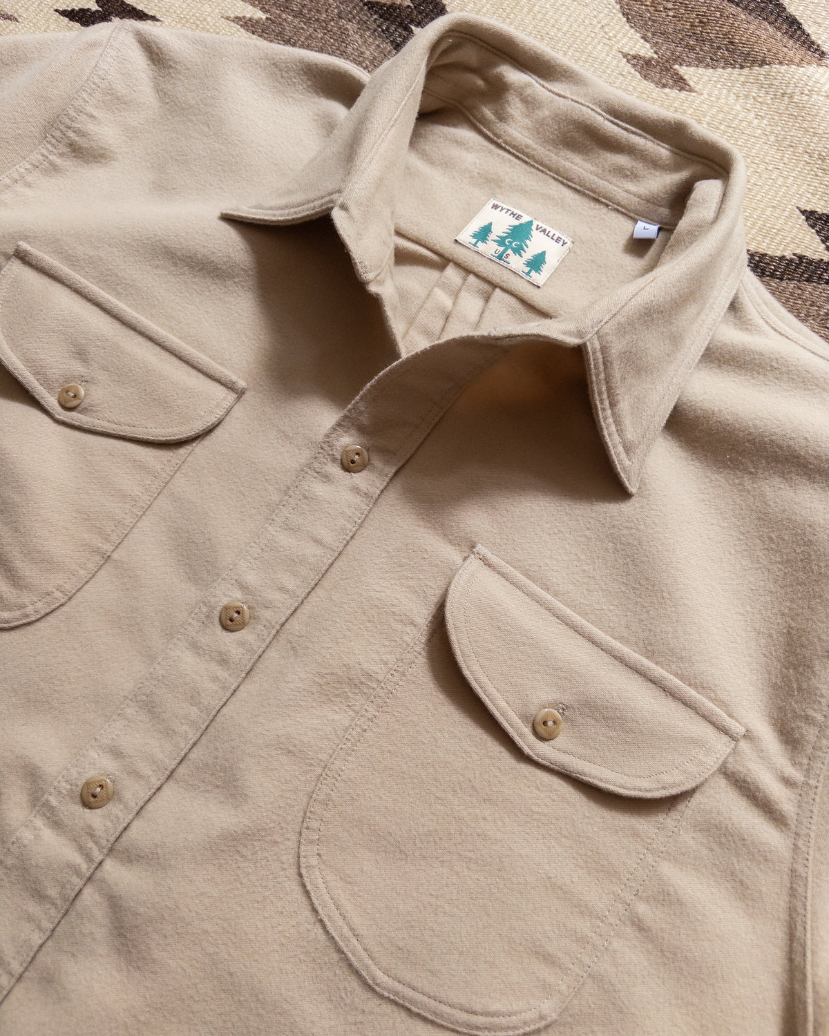 Wythe Moleskin Officer's Shirt - Palomino