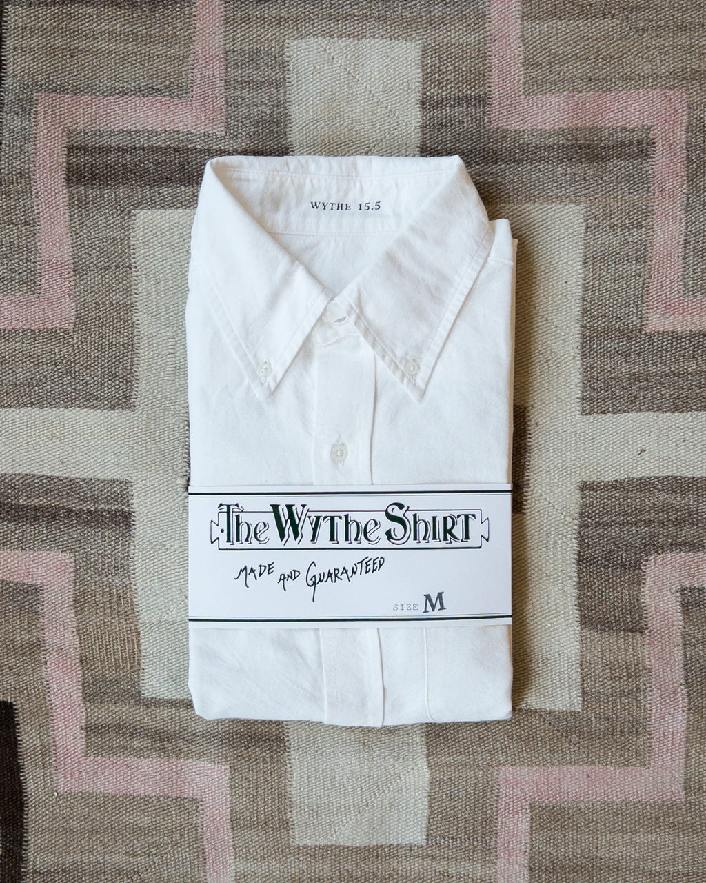 Wythe Oxford Cotton Button Down- Classic White