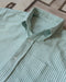 Wythe Oxford Cloth Button Down - Evergreen Stripe