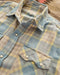 Wythe Washed Flannel Pearlsnap Shirt - Sand Dune Sunrise