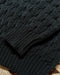 Wythe Highland Cableknit Crewneck Sweater - Black