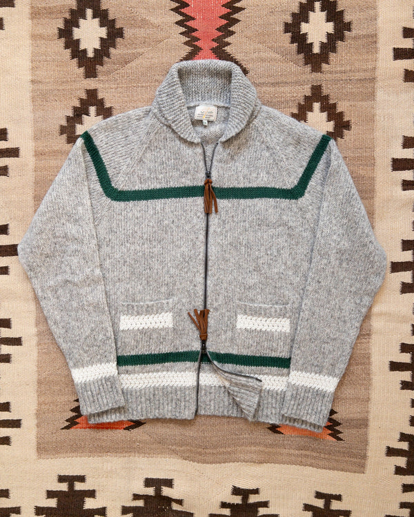 Wythe Alpaca Canoe Zip Cardigan - Canoe