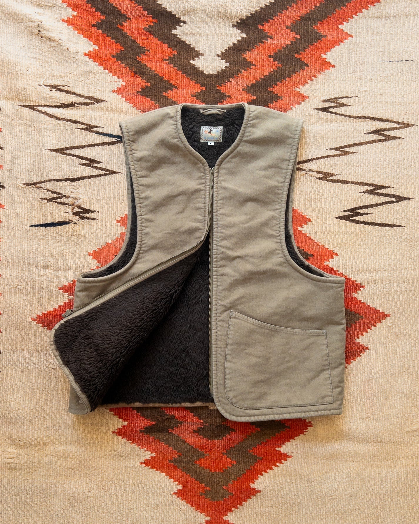 Wythe Deck Vest - Faded Olive