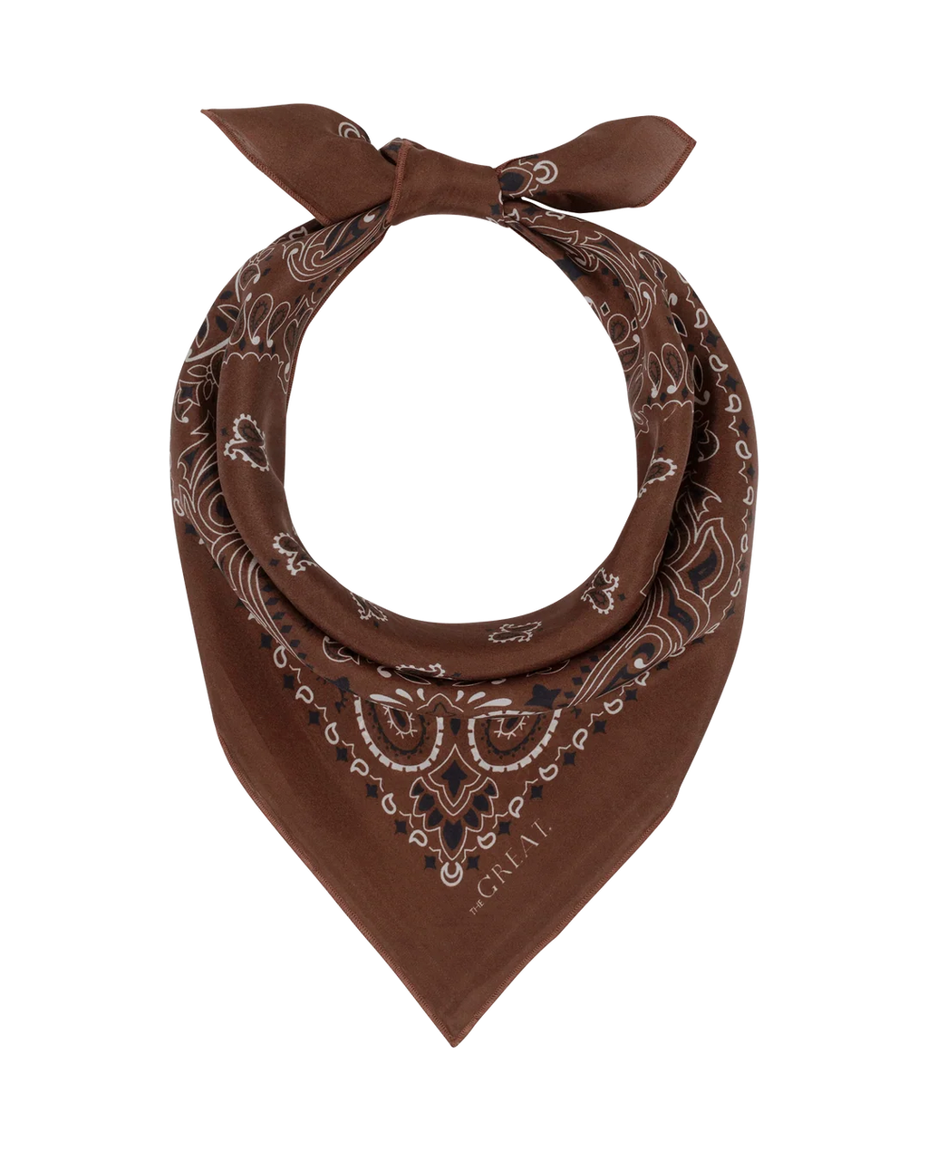The Great The Silk Bandana  - Chocolate