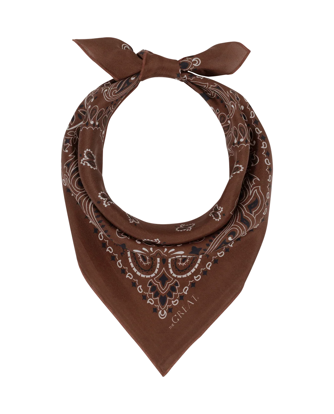 The Great The Silk Bandana  - Chocolate