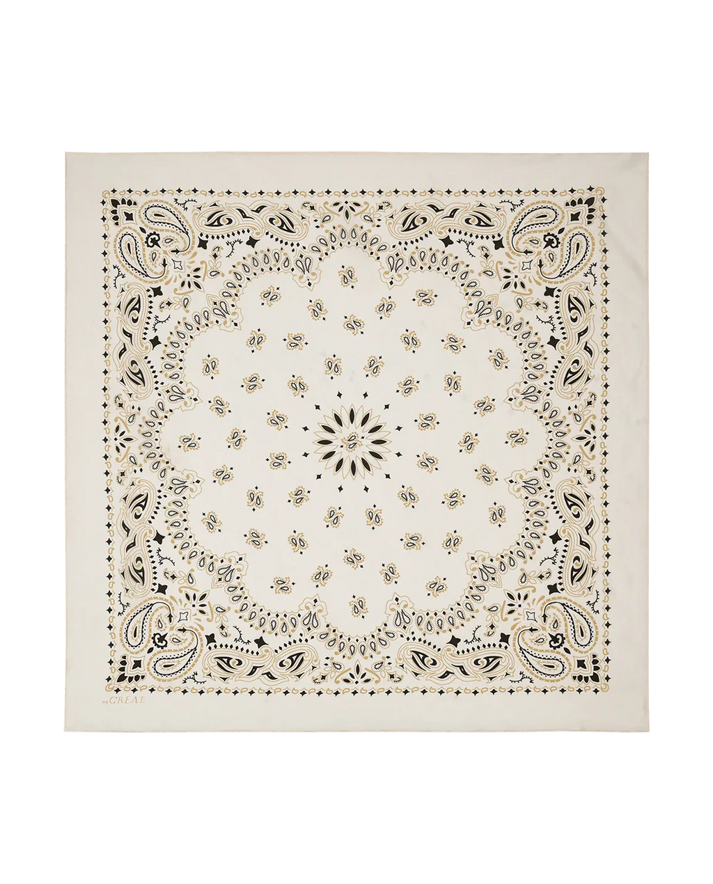 The Great The Silk Bandana  - Cream