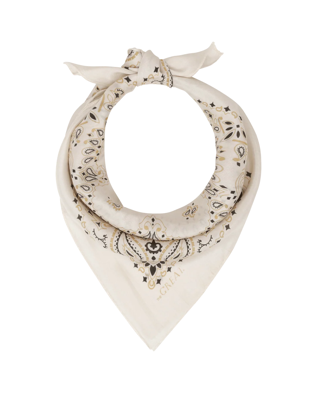 The Great The Silk Bandana  - Cream