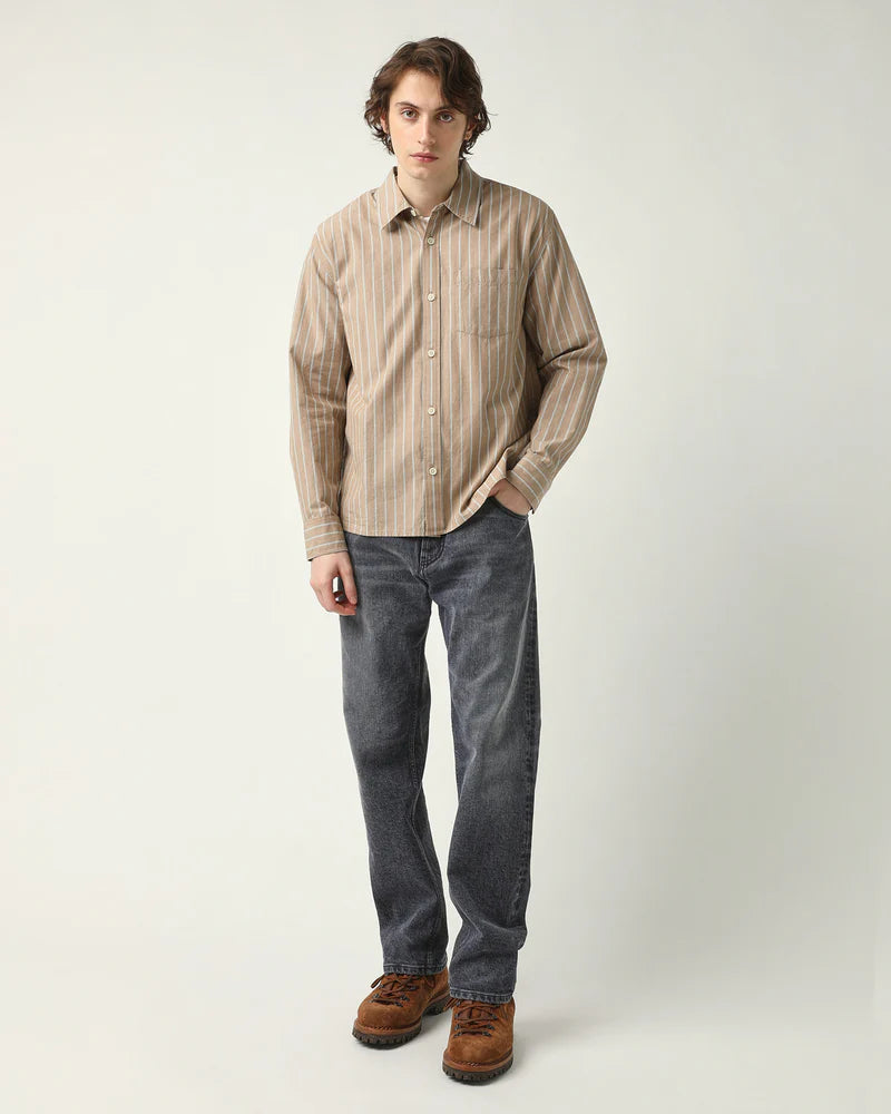 Corridor Tan Stripe Long Sleeve
