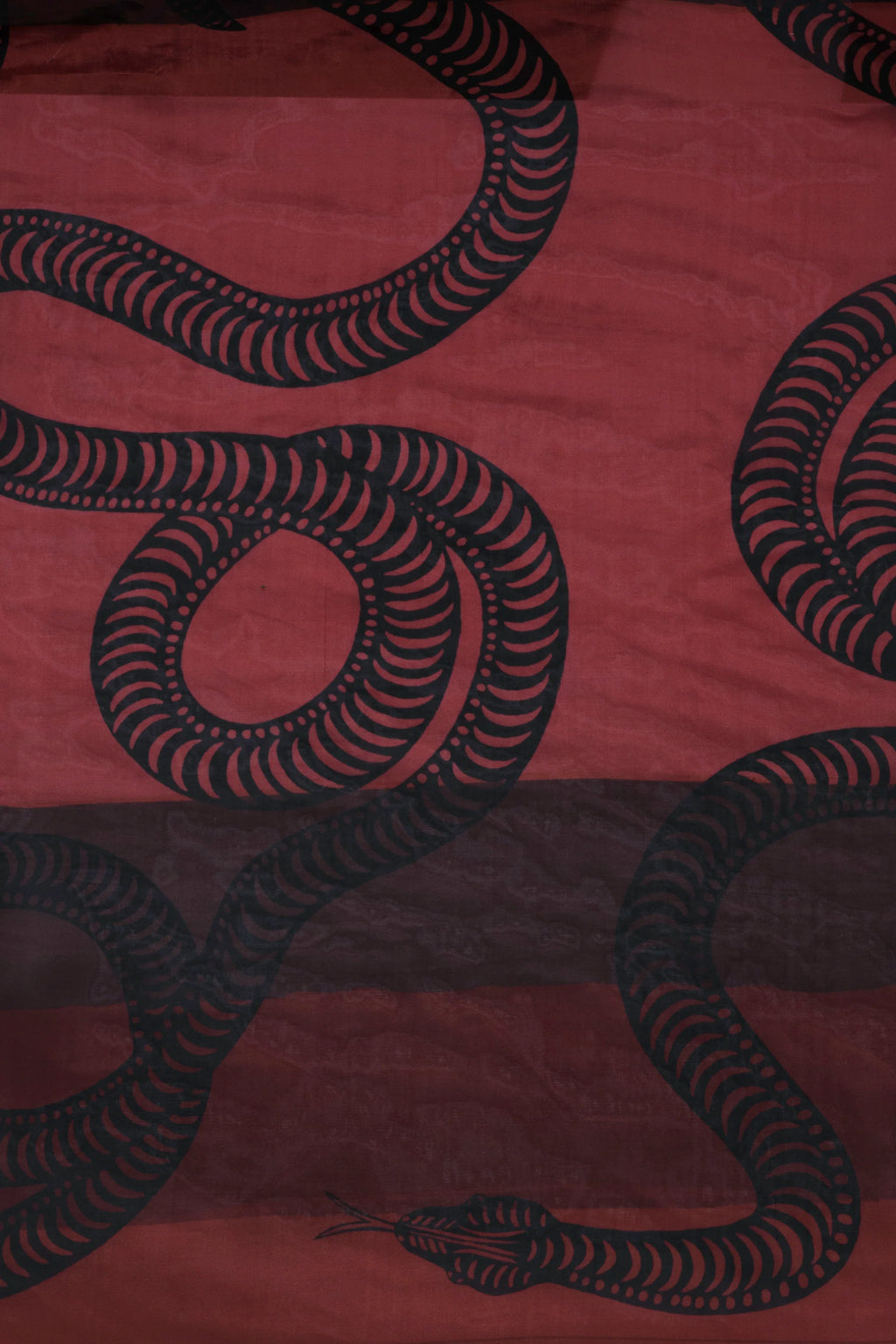 Natalie Martin Jasmine Dress - Ament Snake Oxblood
