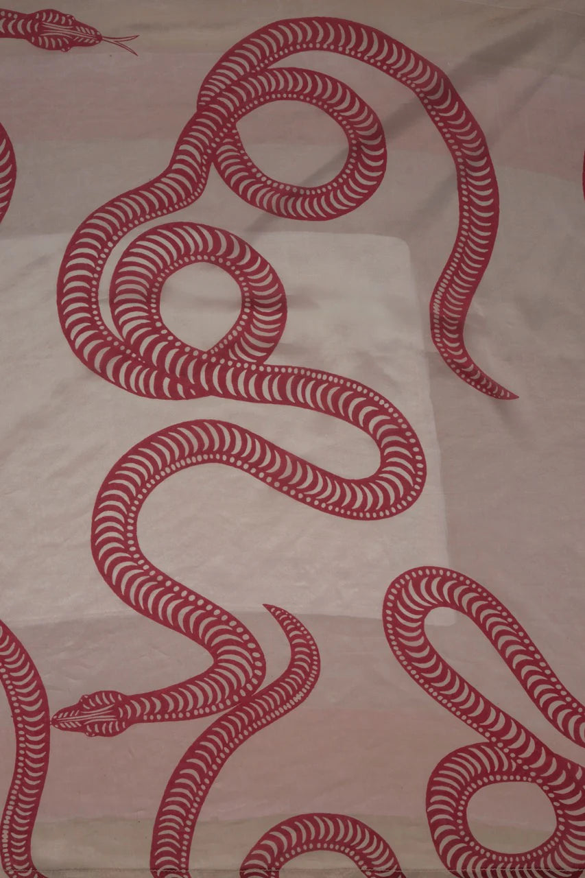 Natalie Martine Violet Top - Ament Snake Bone