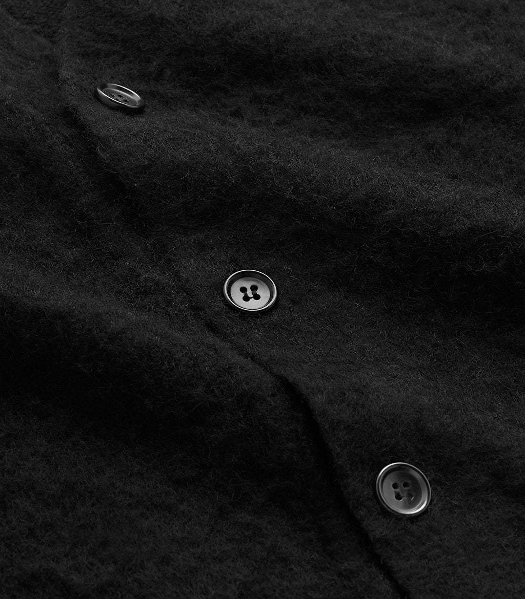 Knickerbocker Amos Alpaca Cardigan - Black