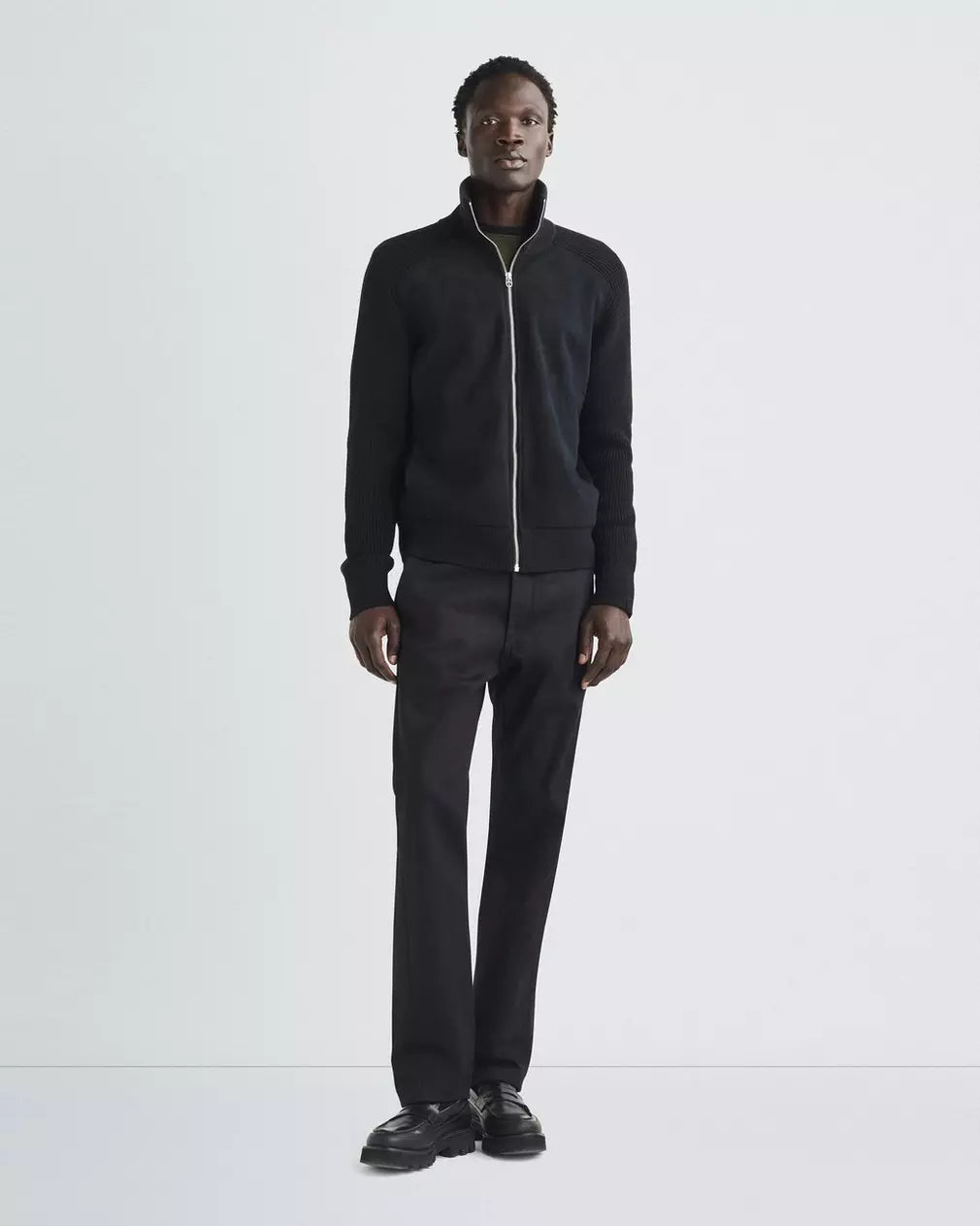 Rag & Bone Suede Front Andrew Zip