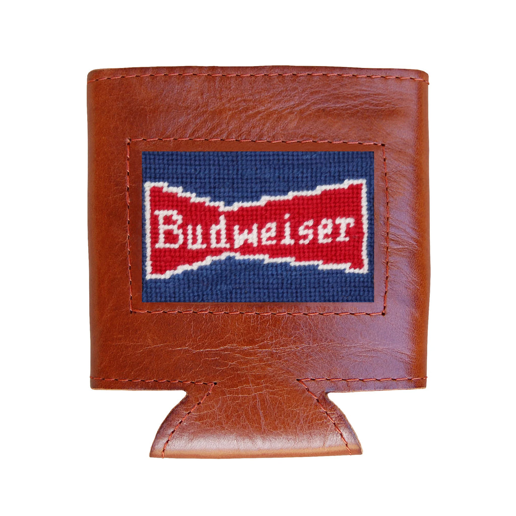 Smathers & Branson Budweiser Vintage Bowtie Can Cooler in Classic Navy