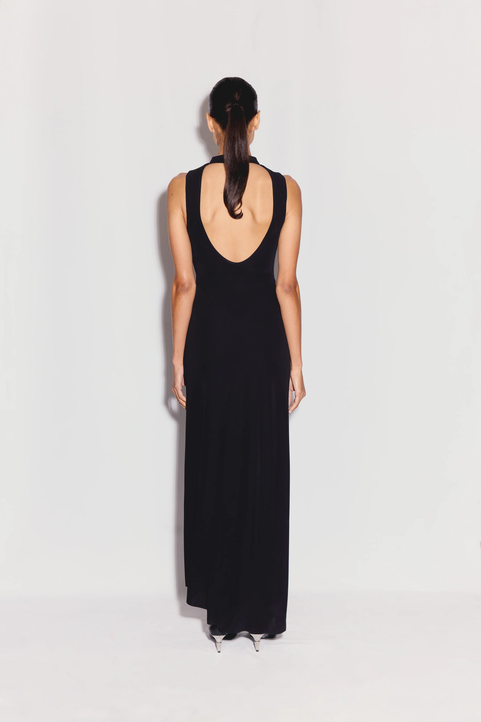ANIM Mimi High Neck Sleeveless Maxi Dress