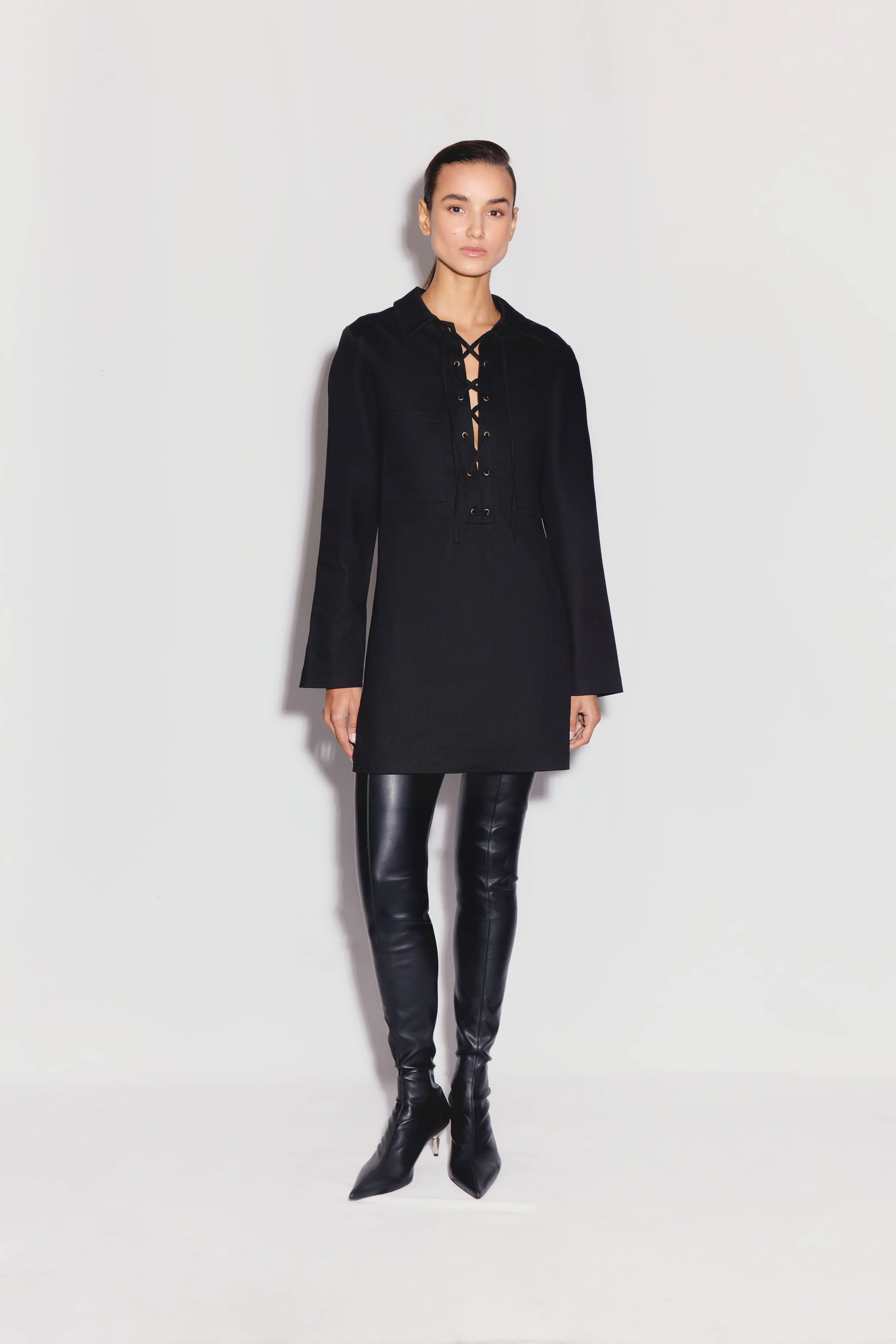 ANIM Xira Mini Dress - Black