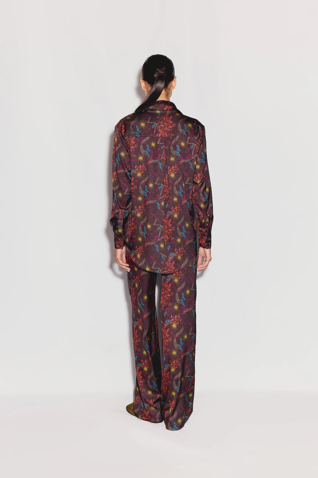 ANIM Nev Printed Long Sleeve Button Down