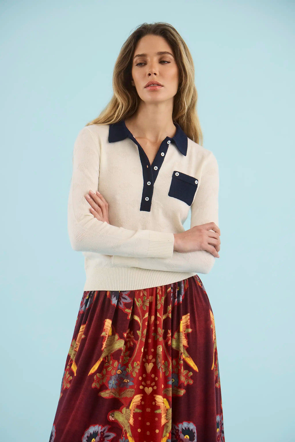 Hunter Bell Archie Polo Ivory