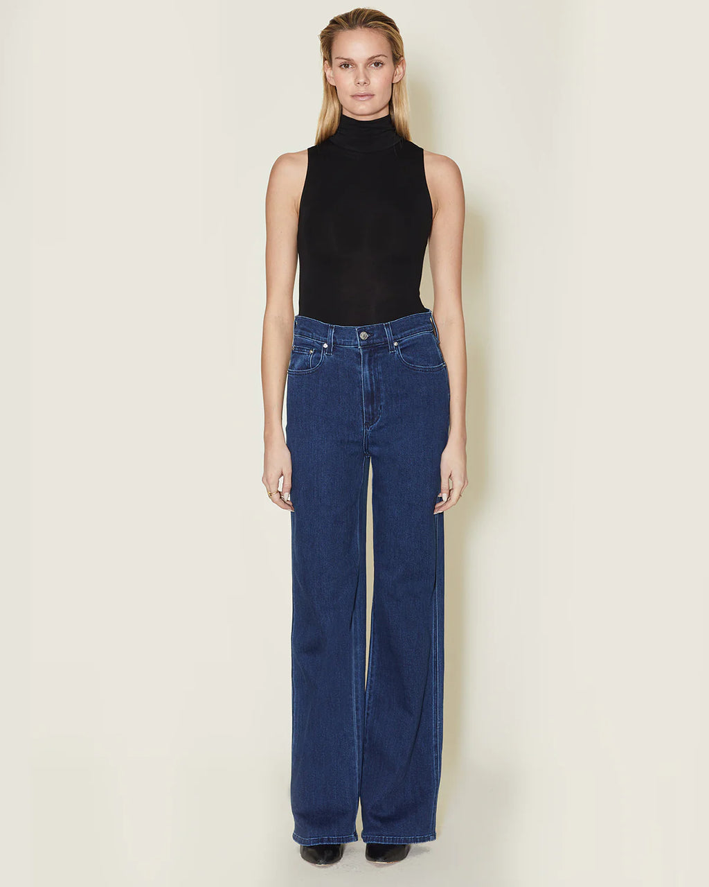 Le Jean Juliette Wide-Leg - Dark Night