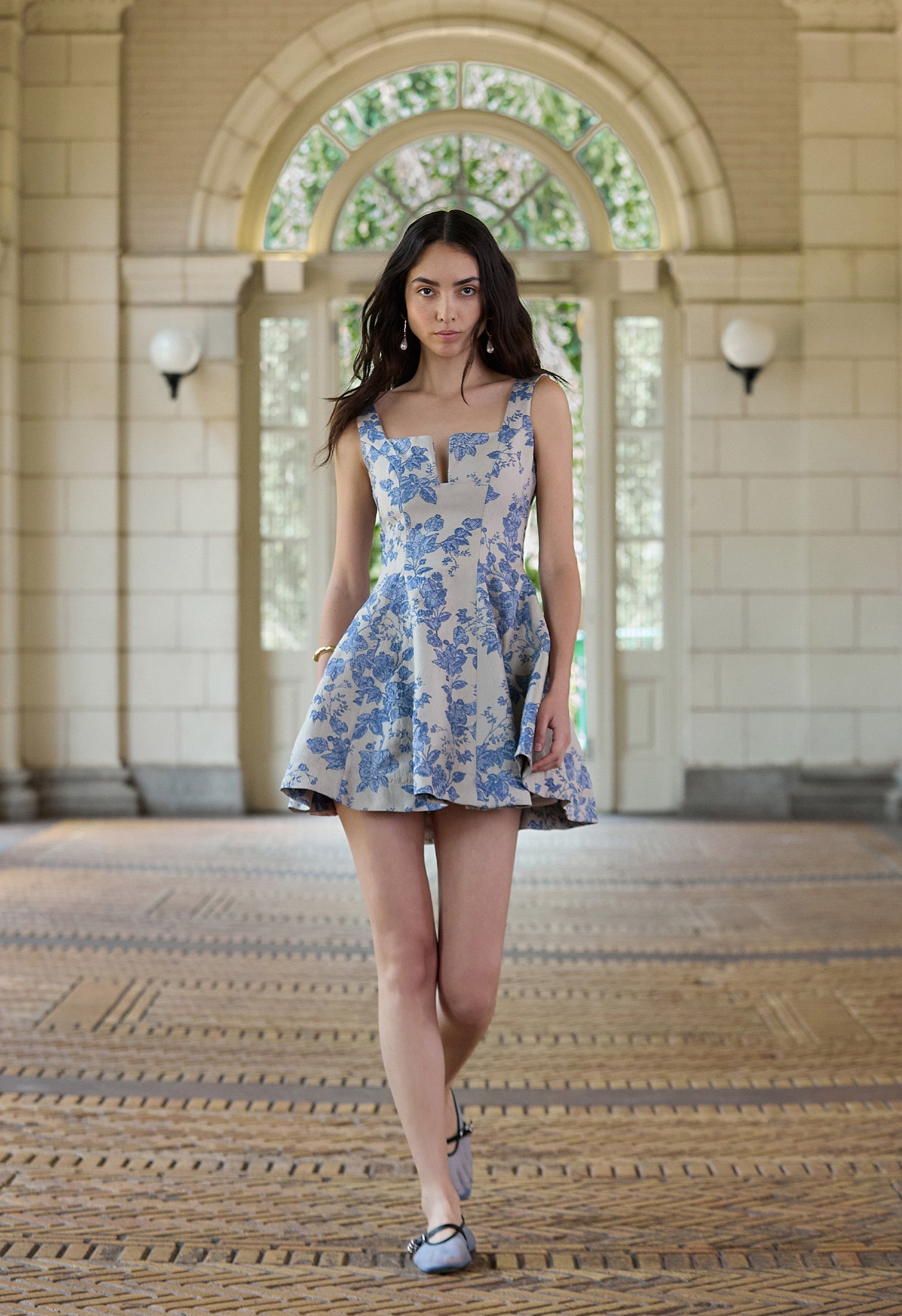 Agua by Agua Bendita Bougainvillea Mini Dress
