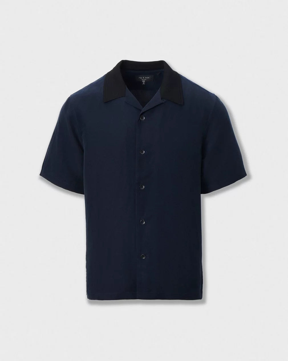 Rag & Bone Avery Slub Shirt - Navy