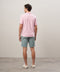 Hartford Bouclette Polo Men Knitted Polo - Faded Pink