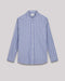 Hartford Cinema Women's Striped Cotton Poplin Shirt - Blue