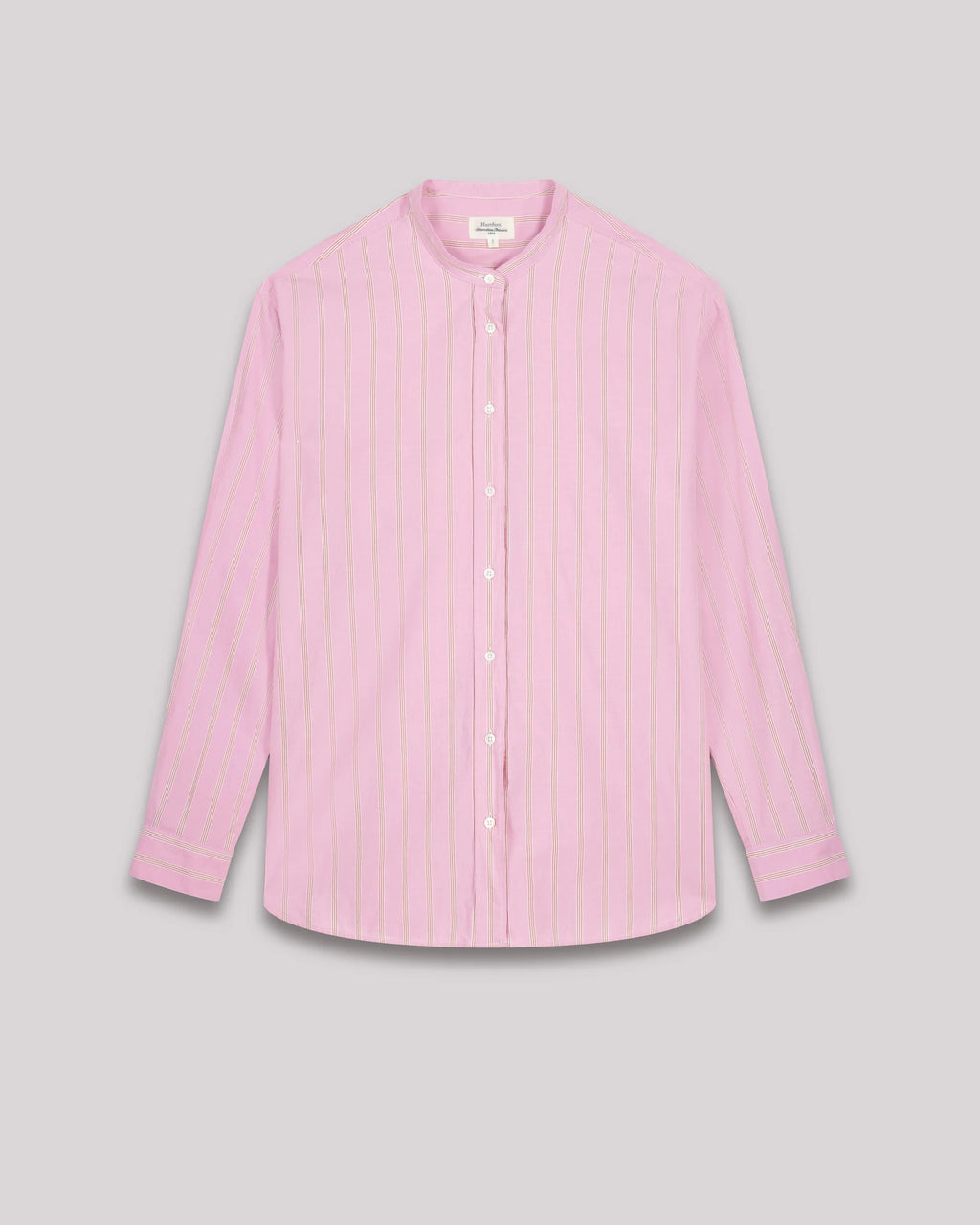 Hartford Cristal Shirt- Pink Striped