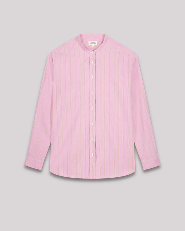 Hartford Cristal Shirt- Pink Striped