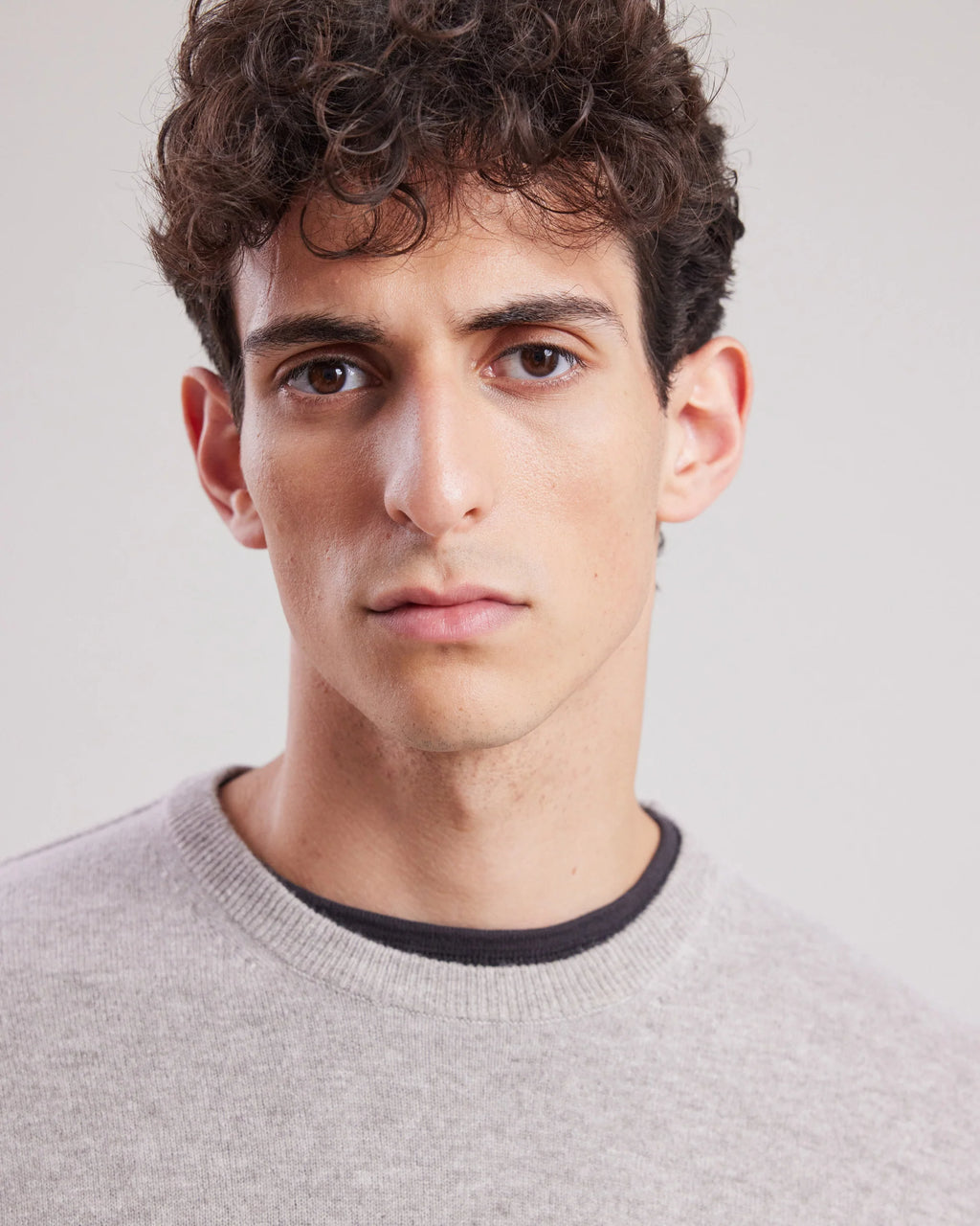 Hartford Sweatshirt Natural Wool & Cashmere Sweater - Natural