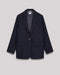 Hartford Vinto Navy Striped Virgin Wool Blend Jacket