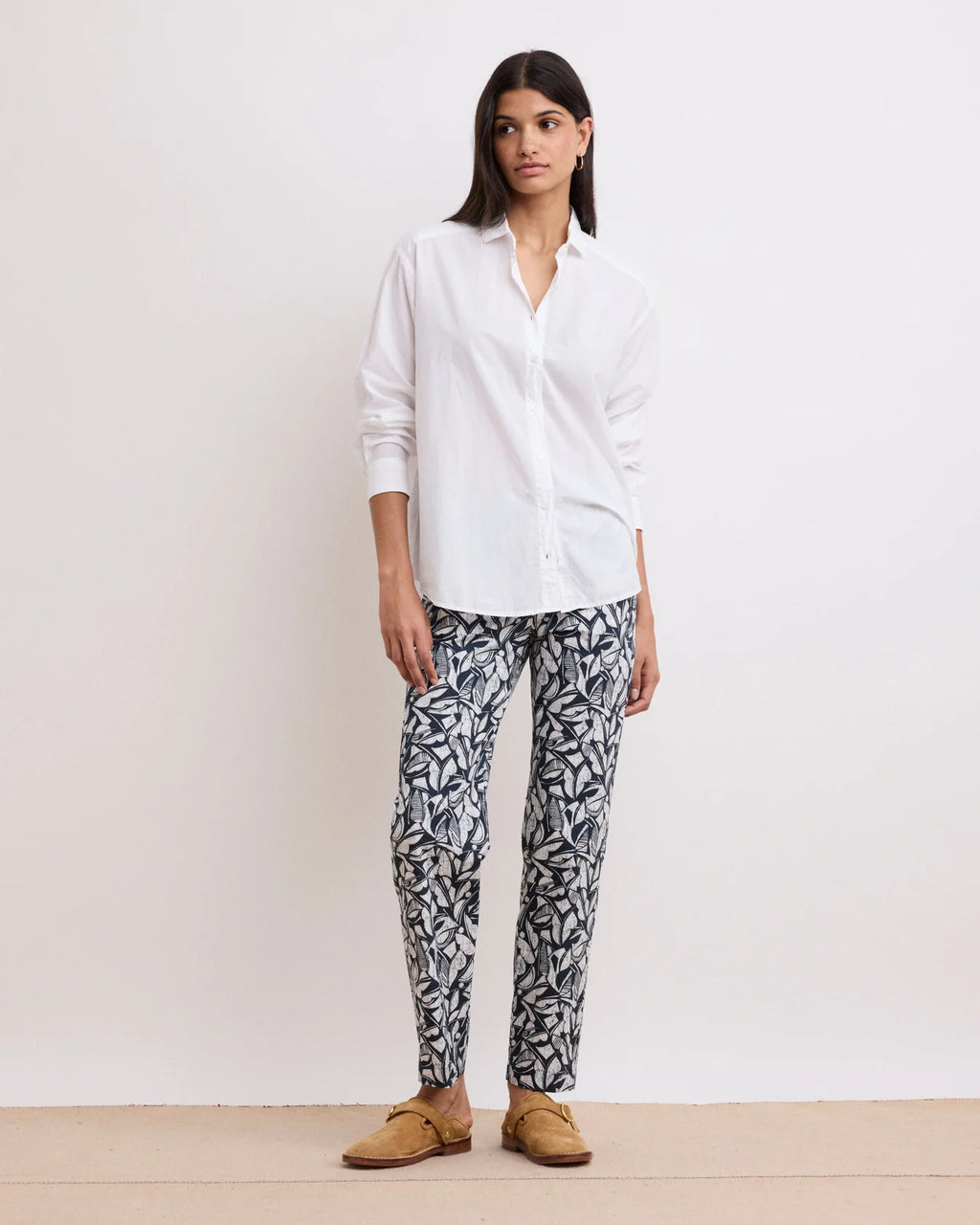 Hartford Charlot Women's White Poplin Shirt