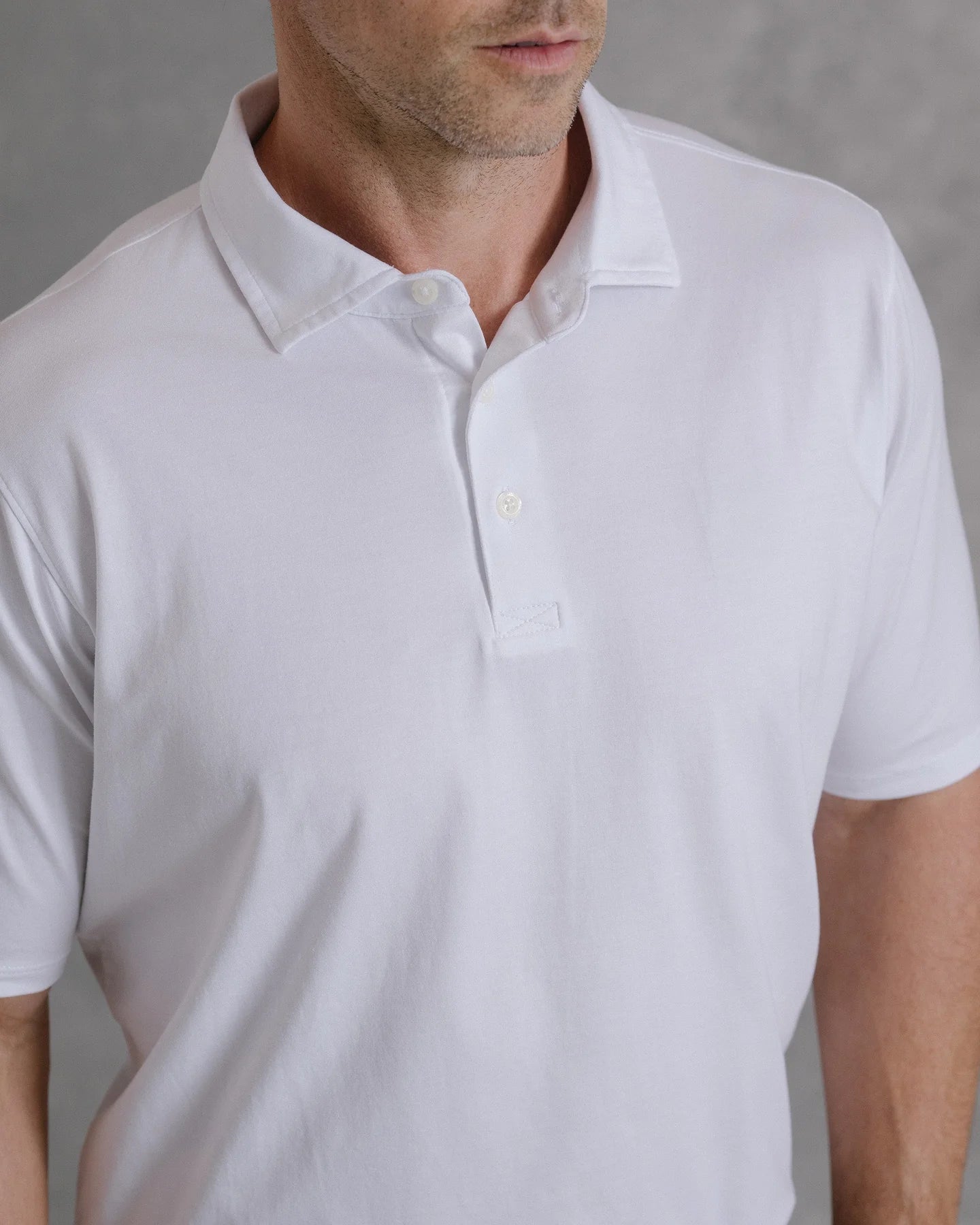 B. Draddy Cotton Liam Polo - White