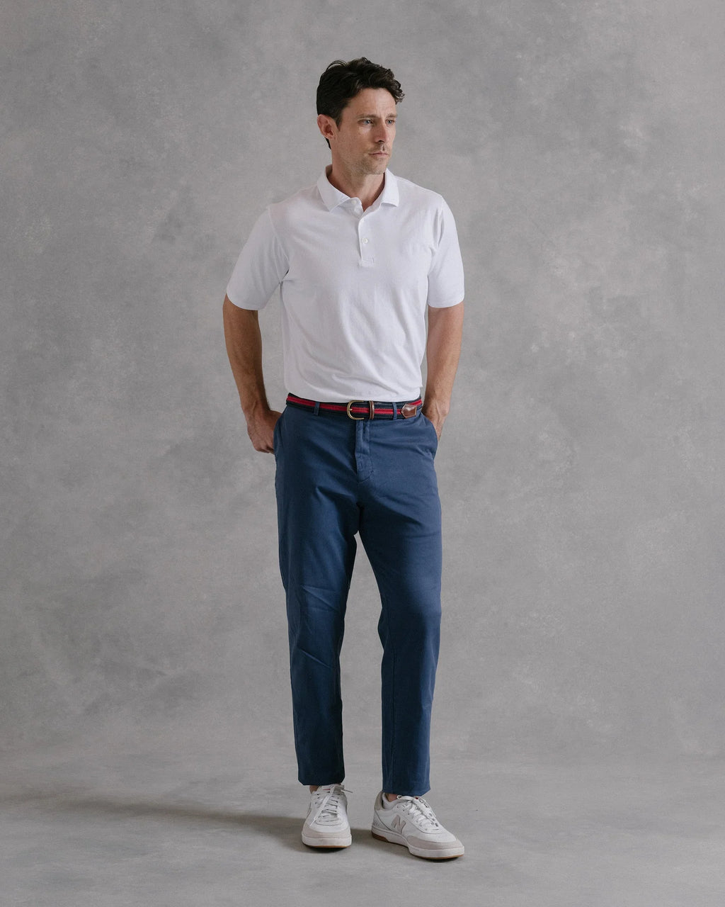 B. Draddy Cotton Liam Polo - White